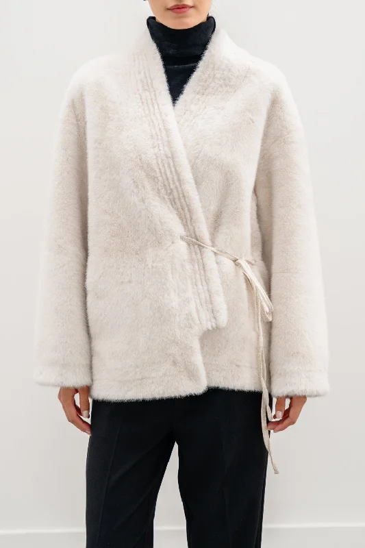 Quick Deals LUXE FUR WRAP COAT