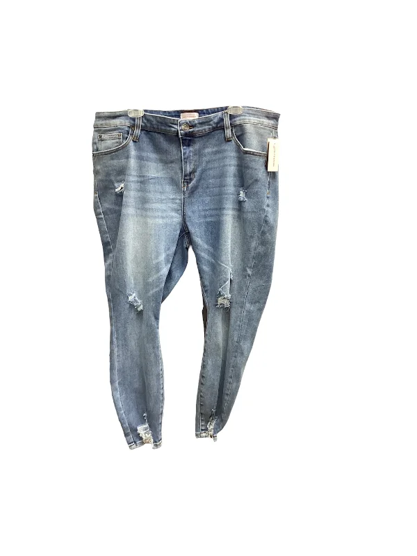 Weekend Shopping Made Better NWT Molly & Isadora Rip Jean 20