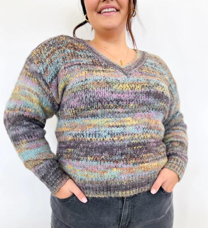Celebrate the Weekend with Discounts Grey Multi Gaille Sweater