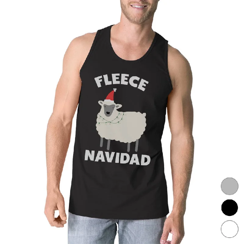 Weekend Specials to Celebrate Fleece Navidad Mens Cotton Made Funny Christmas Workout Tank Top Weekend Specials to Celebrate Fleece Navidad Mens Cotton Made Funny Christmas Workout Tank Top