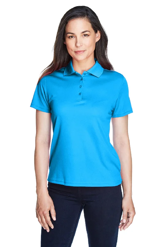 Hurry In Core 365 Womens Origin Performance Moisture Wicking Short Sleeve Polo Shirt - Electric Blue