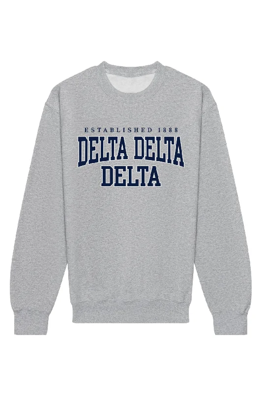 Year-End Sale Delta Delta Delta Collegiate Crewneck Sweatshirt
