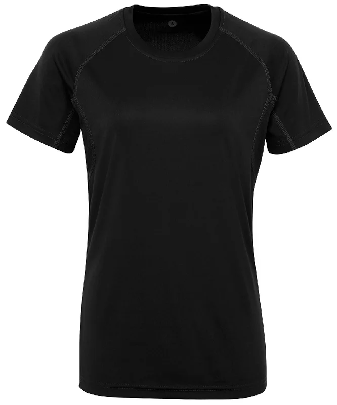 Quick Deals Womens TriDri® panelled tech tee | Black